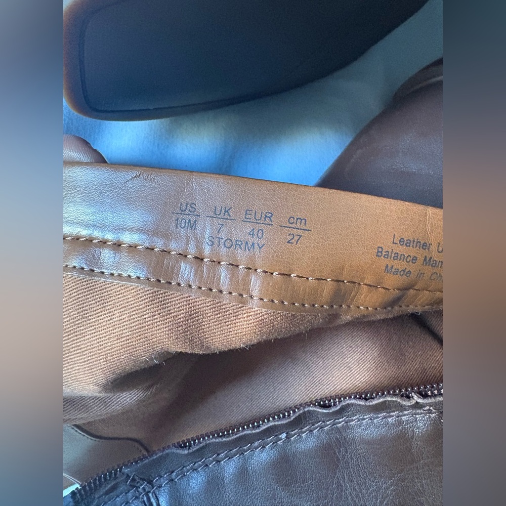 Stormy Leather Jacket - Brown | Unbranded